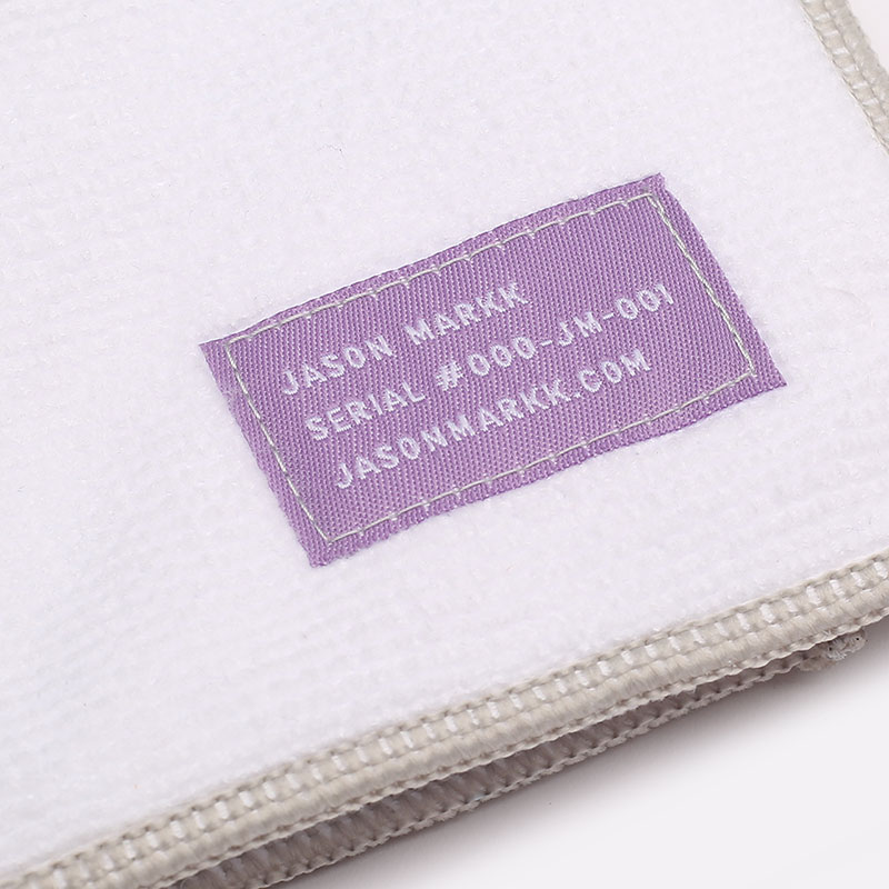  белые полотенце для обуви Jason markk Premium Microfiber Towel 0073-white - цена, описание, фото 2